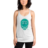 Teal steelie Women's Racerback Tank