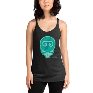 Teal steelie Women's Racerback Tank